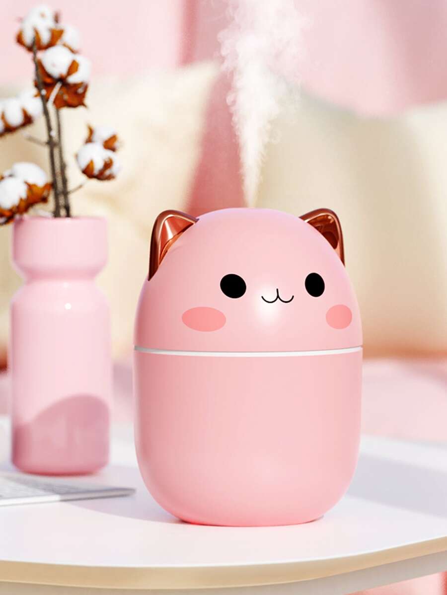 1入組卡通貓設計書桌加濕器