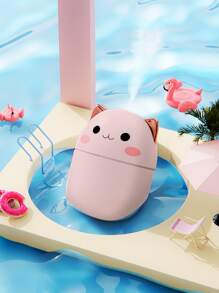 1入組卡通貓設計書桌加濕器