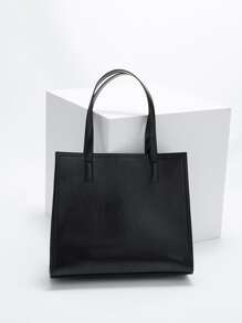 輕量級,商務休閒極簡肩托袋,適用於青少女、女性、大學生、新手和白領工人,非常適合辦公室、學院、工作、公務、戶外、旅行和外出活動之用。 - 黑色 - 查看 3