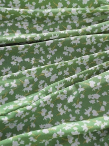 Girls Ditsy Floral Cami Dress - Green - View 3