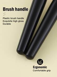 18 piezas Juego de brochas de maquillaje de pelo sintético premium, juego de brochas para difuminar sombras de ojos, herramientas de cosmética para rostro y ojos, juego de brochas, kit de brochas de maquillaje, set de maquillaje completo, set de brochas de maquillaje, kit de maquillaje completo, kit de brochas, set de brochas de maquillaje, set de regalo de maquillaje, set - Negro - Ver 4