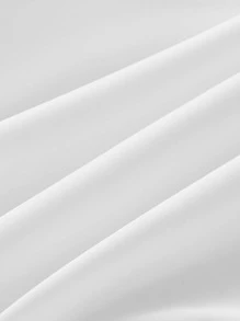 Soleia Puff Sleeve Backless Ruffle Hem Dress - White - View 4