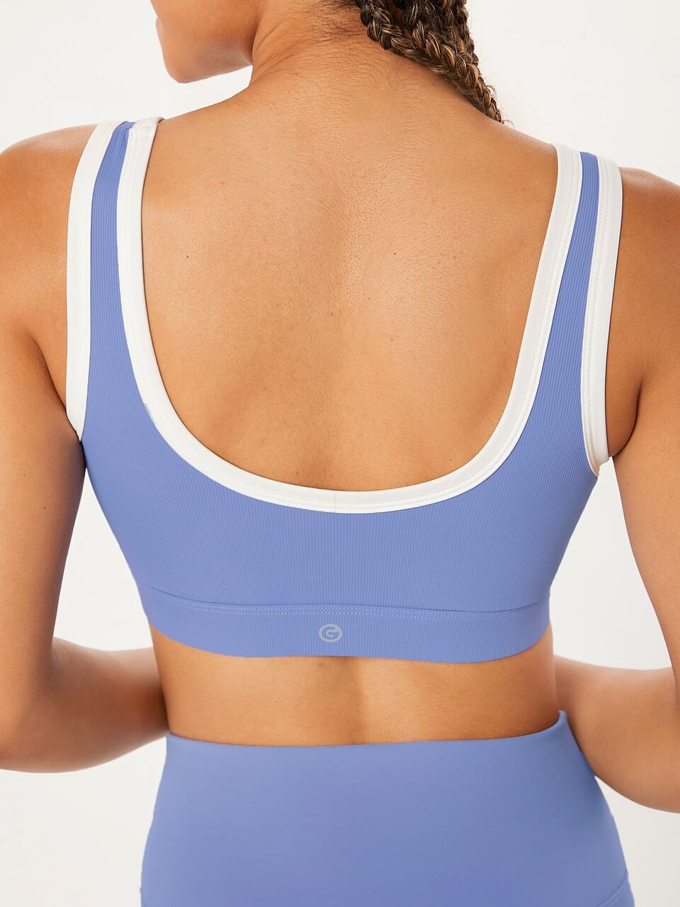 Reggiseno Quotidiano Con Costine E Bordi A Contrasto