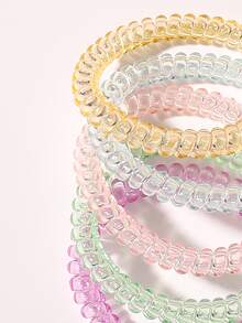 5 piezas de sujetadores de cabello con diseño en espiral - Multicolor - Ver 3