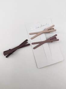 3 chiếc Kẹp tóc chắc chắn để tạo kiểu hàng ngày Thích hợp cho việc hẹn hò trong khuôn viên trường Kỳ nghỉ du lịch hàng ngày Thông thường - Nhiều màu - Xem 2