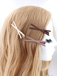 3 chiếc Kẹp tóc chắc chắn để tạo kiểu hàng ngày Thích hợp cho việc hẹn hò trong khuôn viên trường Kỳ nghỉ du lịch hàng ngày Thông thường - Nhiều màu - Xem 6