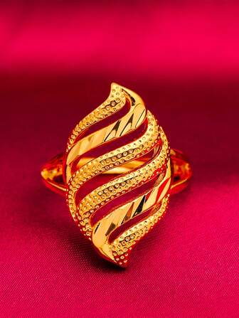 Anneau texturé ajouré