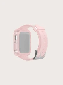 二合一錶帶和保護殼適用於Apple Watch - 淺粉色 - 查看 2