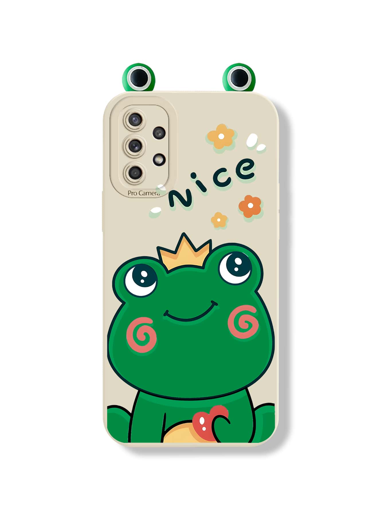 Ốp điện thoại hình ếch hoạt hình 3D, phiên bản quốc tế, không phải phiên bản nội địa. - Nhiều màu - Xem 1