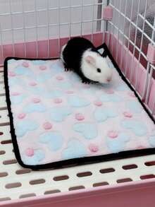 Alfombra para mascota con estampado de corazón pequeño - Multicolor - Ver 3