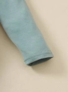 Baby Boy Cartoon Graphic Spliced Tee Jumpsuit - Multicolor - View 7