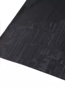 Manfinity Homme 男士字母和建筑印花休闲短袖 T 恤，适合男朋友外出 - 黑色 - 查看 4