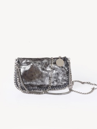 Lekka, biznesowa torba na co dzień z metalowym łańcuszkiem dla nastolatek, kobiet, studentek, nowicjuszy i pracowników umysłowych Idealna do biura, uczelni, pracy, biznesu, dojazdów, na zewnątrz, podróży, wycieczek, funky, punk i torby do noszenia na ulicy