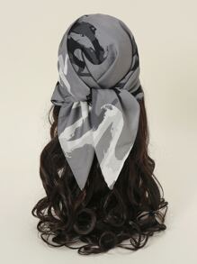 1pc Camouflage Print Versatile Women's Bandana - Multicolor - View 1