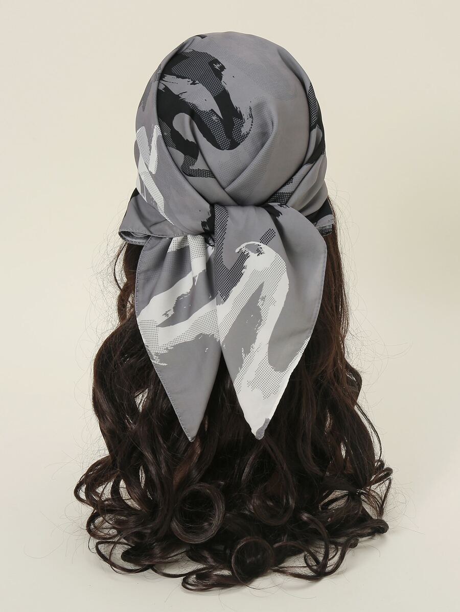 1pc Camouflage Print Versatile Women's Bandana - Multicolor - View 1