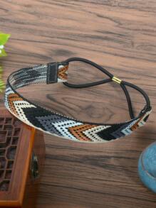 1条优雅复古波西米亚风撞色高弹力发带，适合女士度假旅行、海外海滩装扮、日常穿搭、派对聚会、朋友聚会等场合，也可作为波西米亚风头巾、吸汗发带、校园用品、大学用品、秋冬季发带、女士度假装扮发饰、优雅围巾、柔软头巾等。 - 彩色 - 查看 8