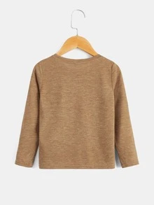 SHEIN 小男童字母圖案T恤