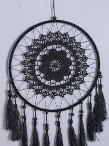 1PC Touw Handgemaakte Haak Kant Polyester Kwast Muurdecoratie, Woondecoratie, Kamerdecoratie, Muurdecoratie