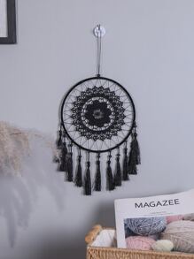 1PC Touw Handgemaakte Haak Kant Polyester Kwast Muurdecoratie, Woondecoratie, Kamerdecoratie, Muurdecoratie