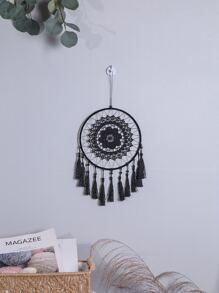 1PC Touw Handgemaakte Haak Kant Polyester Kwast Muurdecoratie, Woondecoratie, Kamerdecoratie, Muurdecoratie