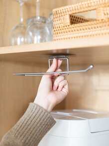 zhihaijunxiao1 1pc Punch-free Towel Bar - Multicolor - View 7