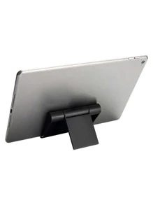 حامل لوحي قابل للطي وللتدوير متعدد الزوايا، قابل للتعديل في الزوايا والمواضع، للمشاهدة والألعاب بدون استخدام اليدين، محمول وسهل الحمل، متوافق مع الهواتف الذكية واللوحيات، مناسب للمكتب والمدرسة والحفلات، هدايا رأس السنة والصداقة والتبادل - الأسود - مشاهدة 4