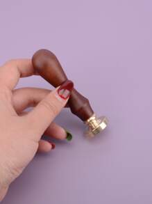 1pc Plant Pattern Wax Seal Stamp - Multicolor - View 3