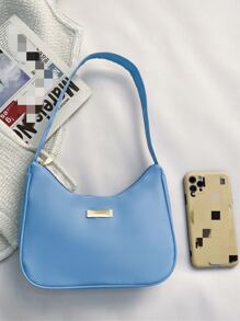 Metal Decor Bag Handbags Holiday Festival For Women - Blue - View 6