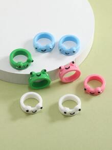 8 chiếc nhẫn thiết kế cô gái Ếch - Nhiều màu - Xem 5
