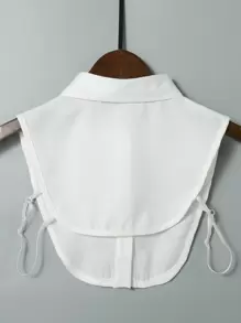 1入實色半衬衫领子簡單假領