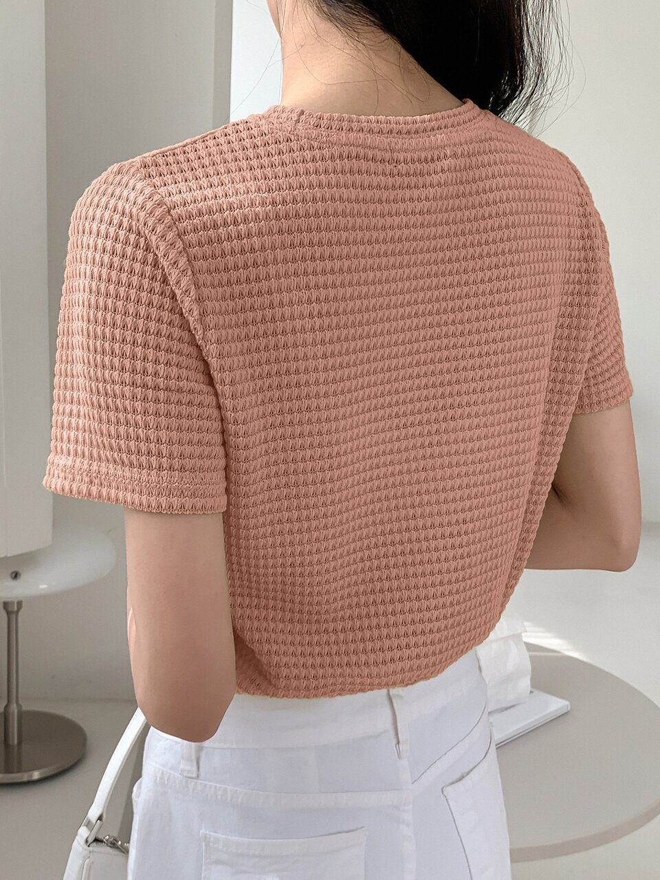 Solid Round Neck Tee