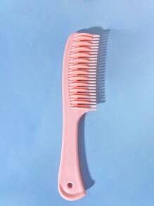 1 buah Sisir Rambut Aroma Bunga Sakura, Sisir Datar untuk Rambut Kering & Basah - Berwarna merah muda - View 2