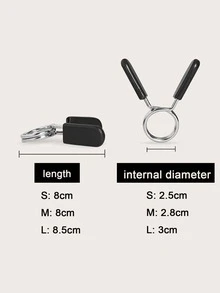 1pc Dumbbell Lock Clamp - Black - View 3