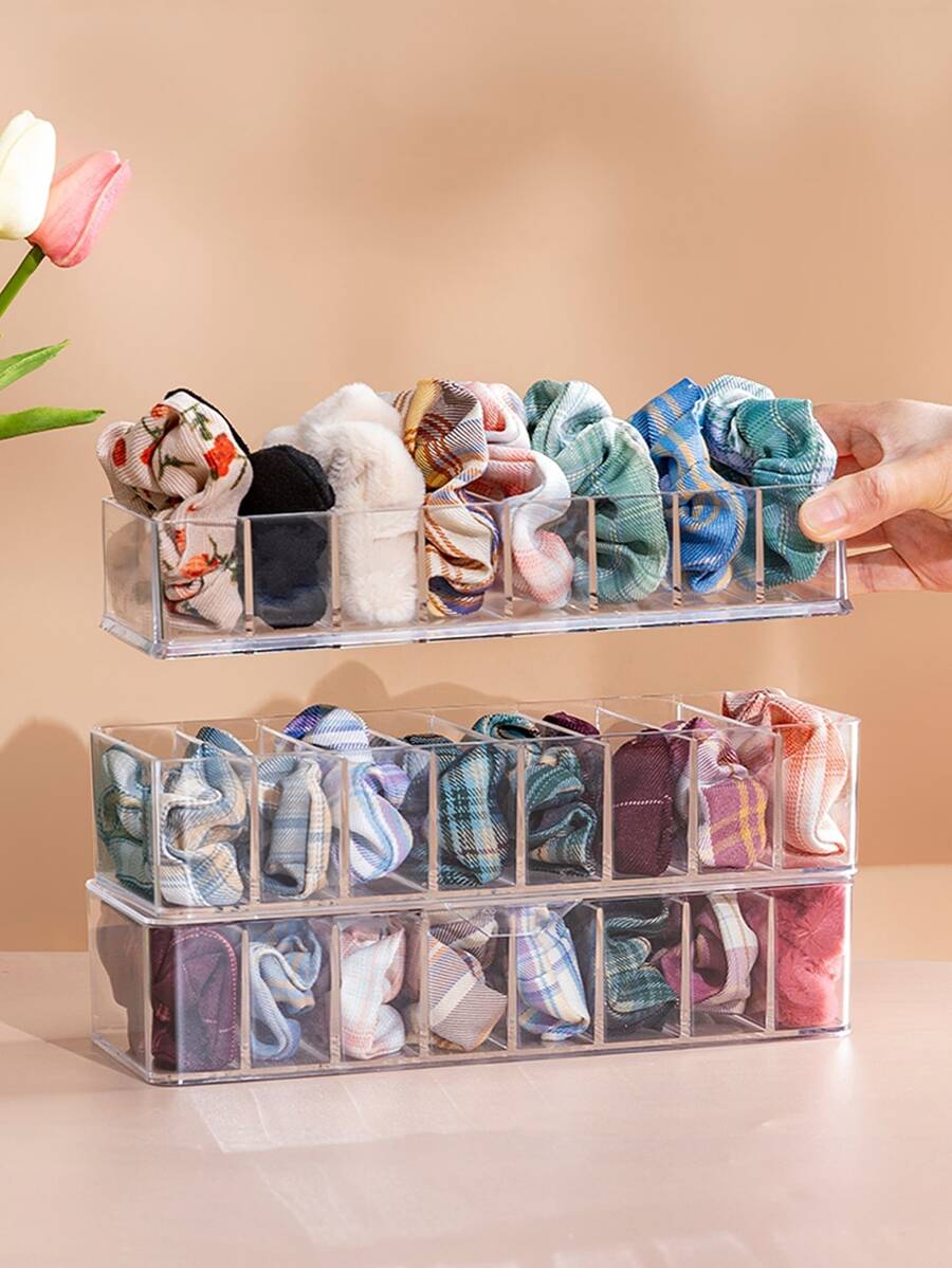 1pc Multi-layer Jewelry Storage Box - Clear - View 1
