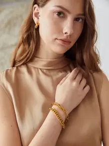 MOTF PREMIUM 3PCS MINIMALIST CHAIN BRACELET