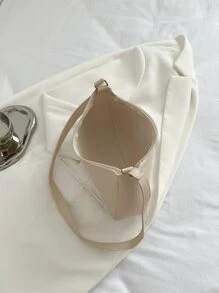Tối giản Cái túi - Màu be - Xem 5