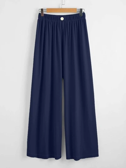 Mulvari Plus Single Button Wide Leg Trousers