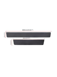 4 cái ngưỡng cửa ô tô dải bảo vệ chống dẫm đạp bằng sợi carbon - màu đen - Xem 3