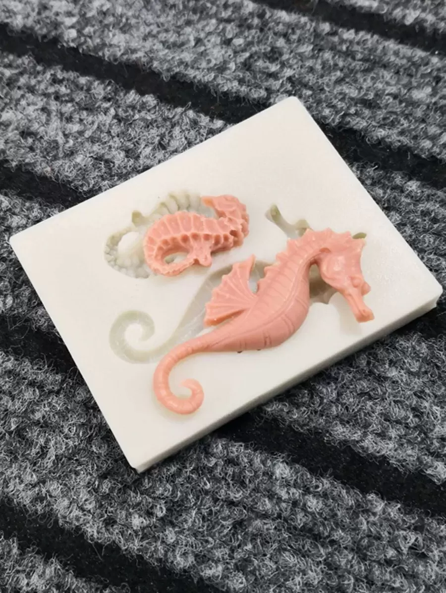 1入組海馬設計DIY矽膠模具