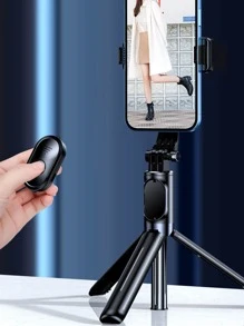 1 pieza Trípode de palo selfie inalámbrico - Negro - Ver 8