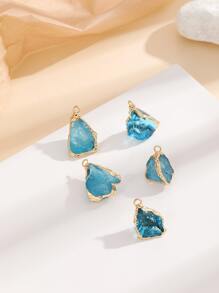 5pcs Natural Crystal Decor Pendant