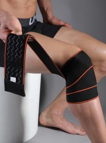 JINGBA SUPPORT 1pc Sports Knee Brace - Black - View 3