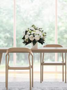 1pc/3pcs Artificial Rose Flowers Bouquet Real Touch Fake Peony Flower For Home Wedding Decoration Party Table Centerpieces Mother's Day,Fake Plants,Fall Decor,Room,Desk,Garden Decor,Room Decoration Stuff