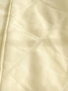 Watermelon Embroidered Quilted Bedspread - Yellow - View 7