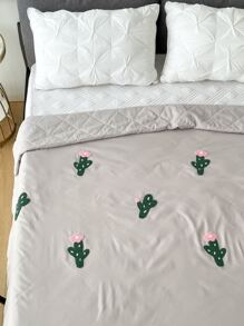 Colcha cactus tufted guateado - Gris Claro - Ver 1