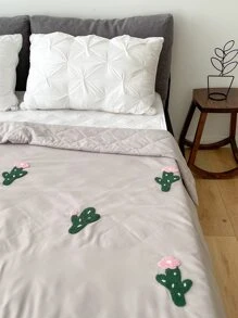 Colcha cactus tufted guateado - Gris Claro - Ver 5