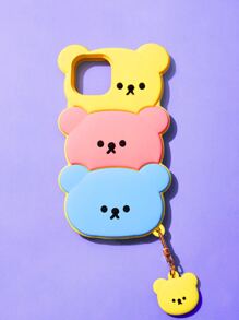 ROMWE Kawaii 熊設計手機外殼 - 彩色 - 查看 4