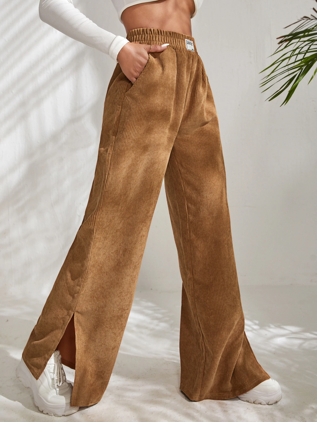 ssz 22aw repair cord pants brown 渡し M