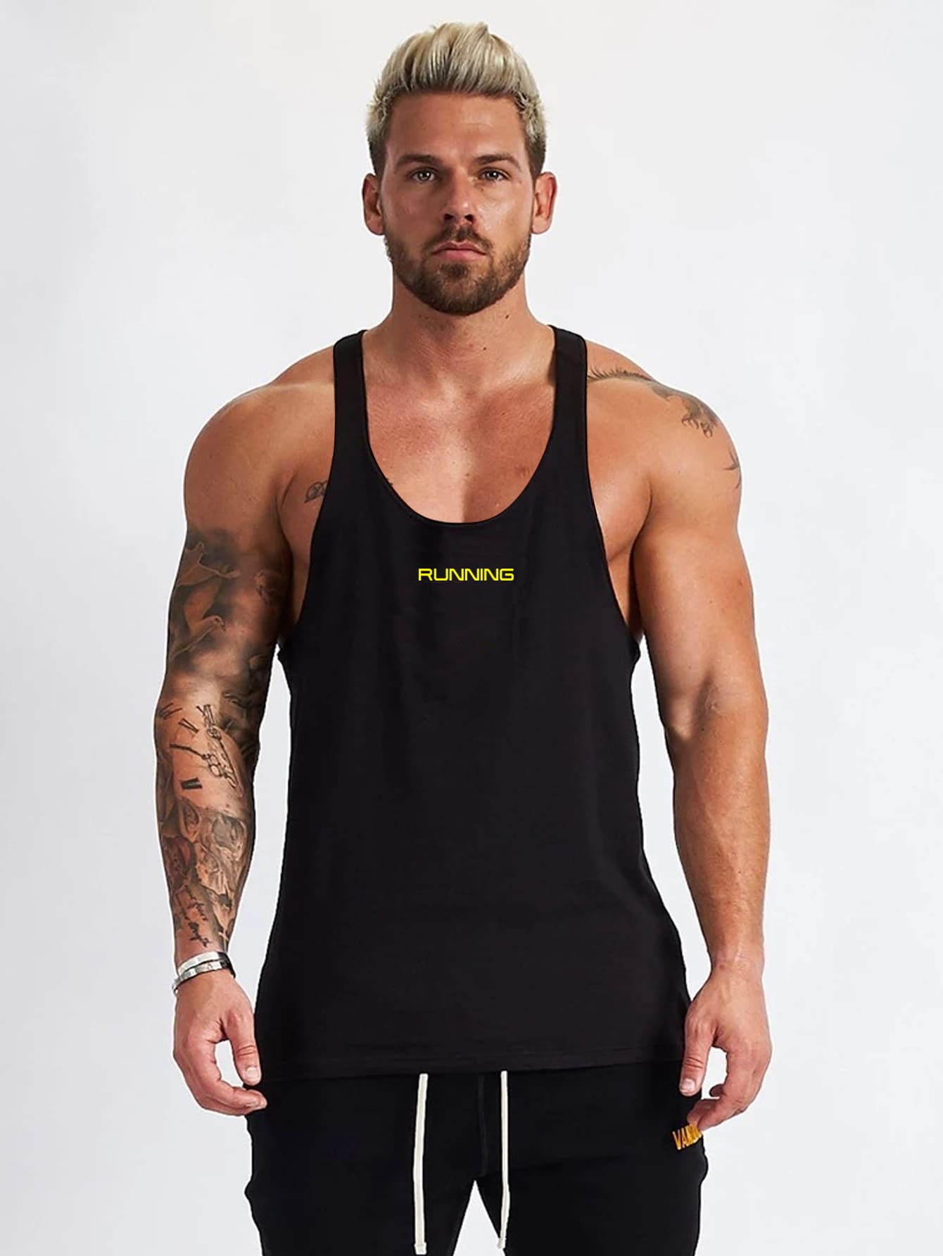 Letter Graphic Sports Tank