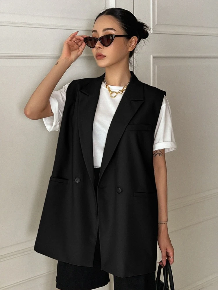 Autumn Business Casual Solid Color Vest